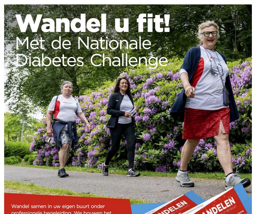 Nationale Diabetes Challenge 20 weken wandelen bijna afgerond